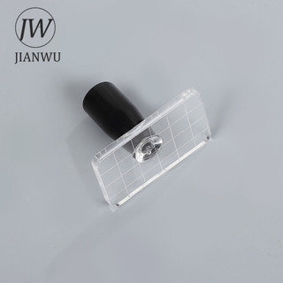 JIANWU Acrylic Tay Cầm Trong Suốt Hình Chữ Nhật Chất Liệu Cắt Silicon Tem Sáng Tạo DIY Tạp Chí Đồ Dùng Học Sinh Văn Phòng Phẩm