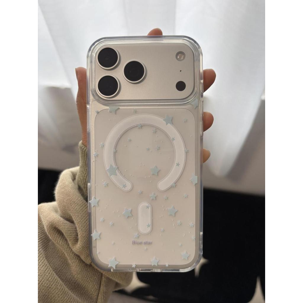 ins ngôi sao màu xanh cho iphone1516 hút 17 trường hợp điện thoại 12iphone11promax13 dễ thương 14