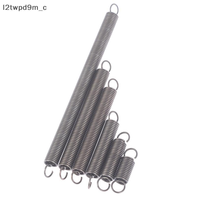 Cod 1PC mở rộng căng thẳng mùa xuân lò xo thép móc mở rộng mùa xuân dây Dia 1.0mm mới