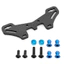 Tấm tháp chống sốc nâng cao phía trước và phía sau bằng sợi Carbon cho Tamiya TT02S TT02SR TT-02 Type-S 1 / 10 RC Xe nâng cấp các bộ phận