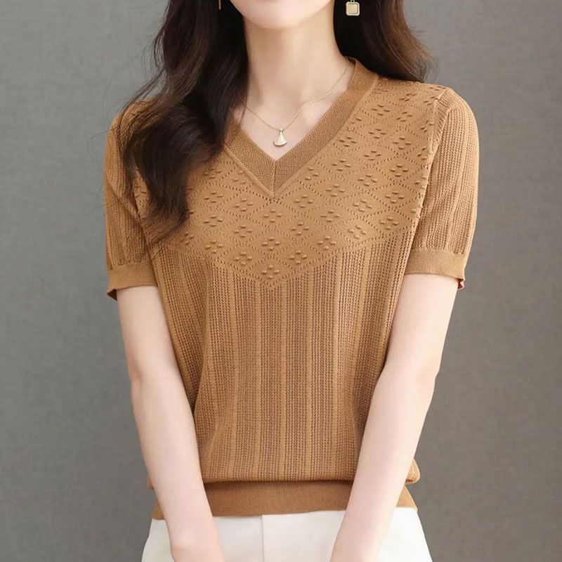 Áo sơ mi voan nữ mùa hè phong cách Pháp, thời trang và giản dị