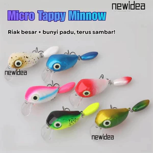Mồi câu cá NEWIDEA, Mini 4.6g Minnow nhân tạo, Muỗng câu cá 60mm Mồi câu cá sáng bóng cho Haruan / Sebarau / Siakap