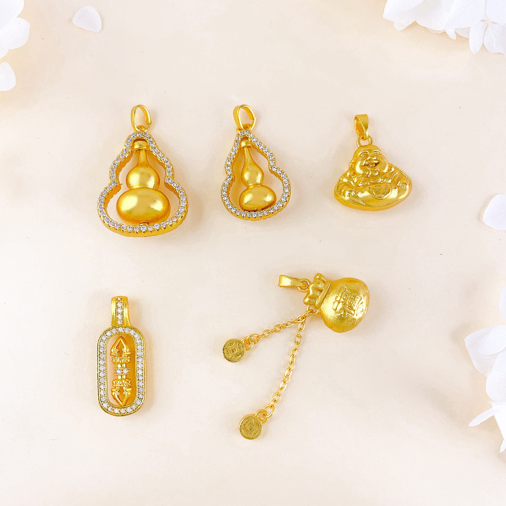 Dây chuyền mặt Phật Maitreya cười, mạ vàng đồng thật phương pháp cổ đại, phù hợp mọi style, không phai màu