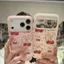 Cherry Bowknot cho 16 trường hợp điện thoại iPhone 17Air Bread Case 14 13 11Pro