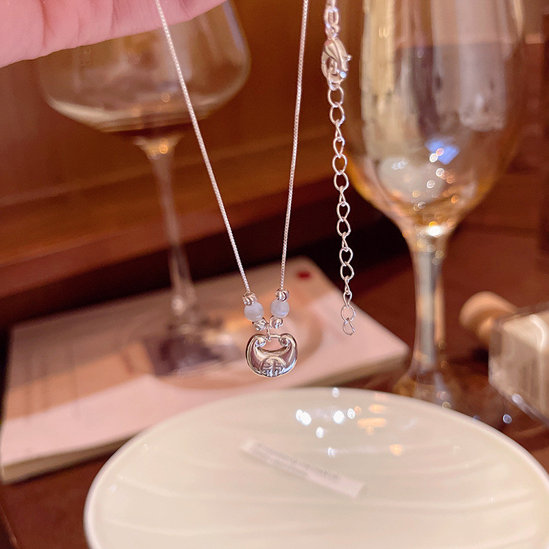 Đồ trang sức mới dành cho nữ - Dây chuyền vòng cổ cổ cao cấp xương, phong cách Trung Hoa sang trọng