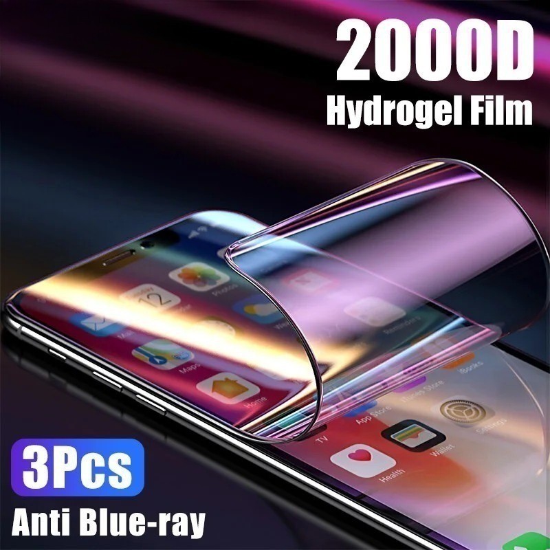 3 Miếng Dán Hydrogel Mềm Chống Gián Điệp Riêng Tư Cho Poco M6 M7 M8 Plus Pro 4G 5G Chống Ánh Sáng Xanh Và Mờ Phim Mờ HD Bảo Vệ Màn Hình