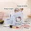 Túi Đựng Đồ Mini Hello KT Lông Mềm – Túi Đựng Mỹ Phẩm, Tai Nghe, Phụ Kiện Cho Nữ