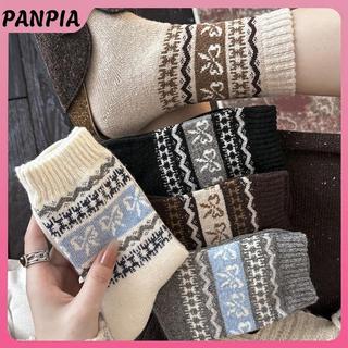 Sos Giữa Bắp Chân Họa Tiết Fair Isle Phong Cách Cổ Điển, Hoàn Hảo Cho Giày Bốt