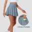 Váy Tennis ESSENCEH, Xếp Ly Với Quần Short Túi Golf Skorts, Kiểm Soát Bụng Độ Ẩm Wickin Thiết Kế 2 Trong 1 Váy Cao Cấp Yoga Golf Chạy Bộ Tennis
