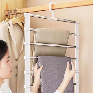 Móc treo quần inox có thể gập, tiết kiệm không gian tủ, sắp xếp tủ quần áo