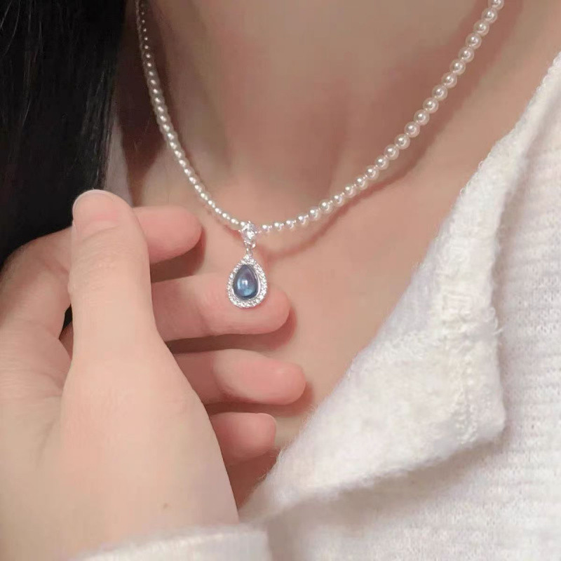 Vòng cổ ombre ngọc trai chống phai màu - Thời trang nữ