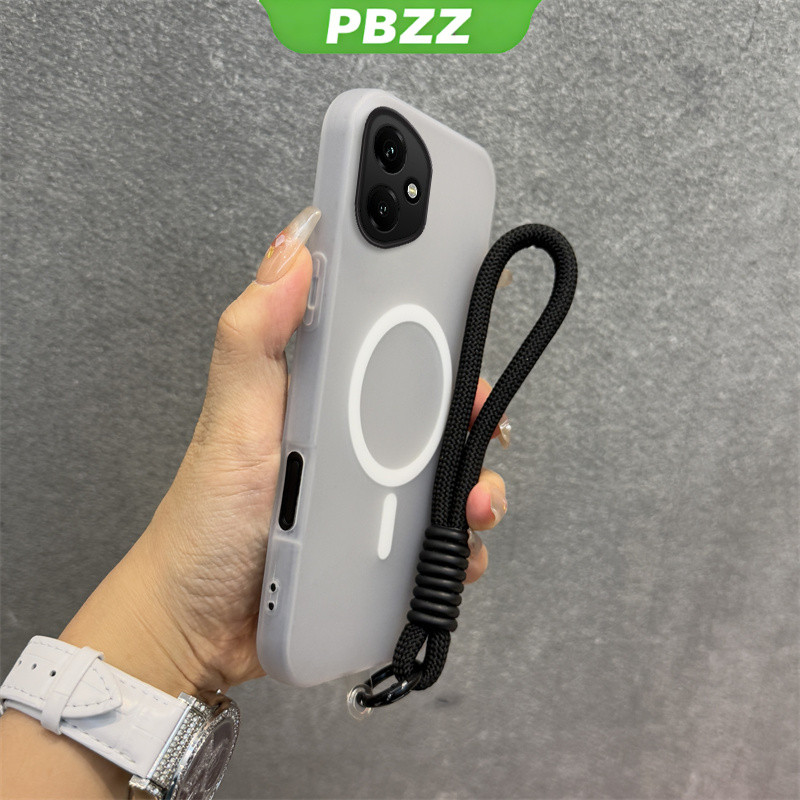 Ốp 2 Trong 1 Cho HONOR 200 400 pro 400 Lite 400 SMART 5g Vỏ Điện Thoại Chống Sốc Thiết Kế Mới Thẩm Mỹ Vỏ Thạch Màu Kép Có Dây Buộc Từ Tính Không Dây GDBSWX01