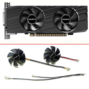 Quạt làm mát 2pin 3pin 45mm cho Gigabyte GTX 1650 GTX1650 D6 OC Thẻ 4G cấu hình thấp 0.19A FS1250-A1053A GPU VGA Video Cooler