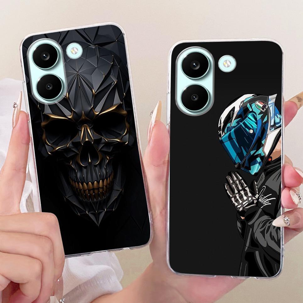 Dành Cho Xiaomi Poco X8 Pro PocoX8 Ốp lưng Hình Rồng Mèo Dễ Thương Thiết Kế Hoạt Hình Ốp Lưng Màu Đen Mềm Vỏ Silicon Trên Redmi Turbo 5