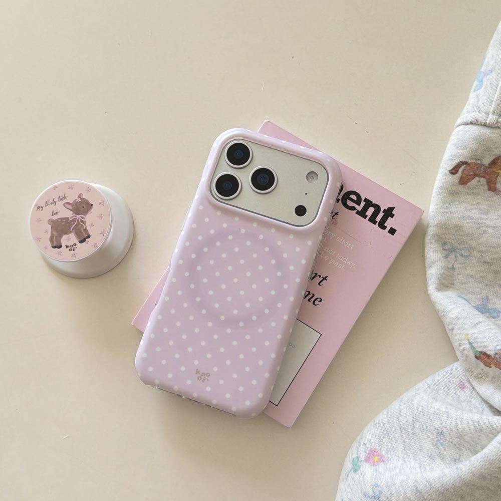 Ốp Lưng Cứng Tương Thích Với iPhone 13 14 14Pro 14ProMax 15 15Pro 15ProMax 16 16Pro 16ProMax 17 17Pro 17ProMax Ốp Nam Châm Họa Tiết Điểm Sóng Tím