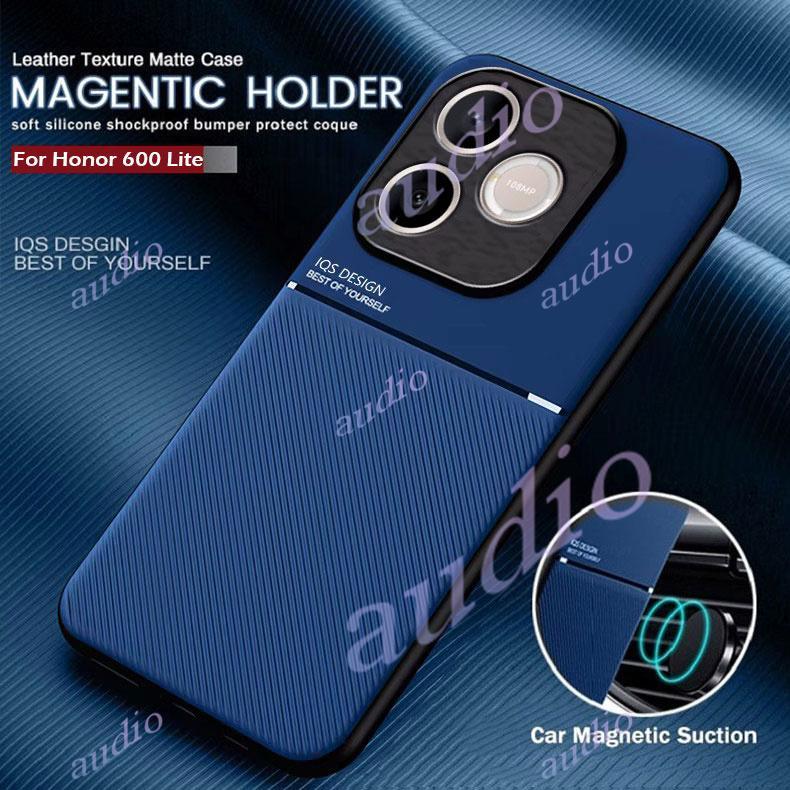 Ốp lưng HONOR 600 Lite 5G 2026 Giá đỡ từ tính Vỏ giáp da Vỏ điện thoại chống sốc cho Honor 600 Lite Pro Honor600 Lite 5G 2026 Ốp lưng cho Honor 600Lite 600Pro Honor600Lite 5G