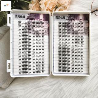 Cụm lông mi giả đơn sợi mềm mại thoải mái vẻ ngoài tự nhiên dành cho nữ biểu diễn sân khấu