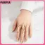 Nhẫn Zircon Kim Loại Thanhtao, Đơn Giản với Vòng Móng Tay Có Thể Tháo Rời - Quà tặng Phù Hợp