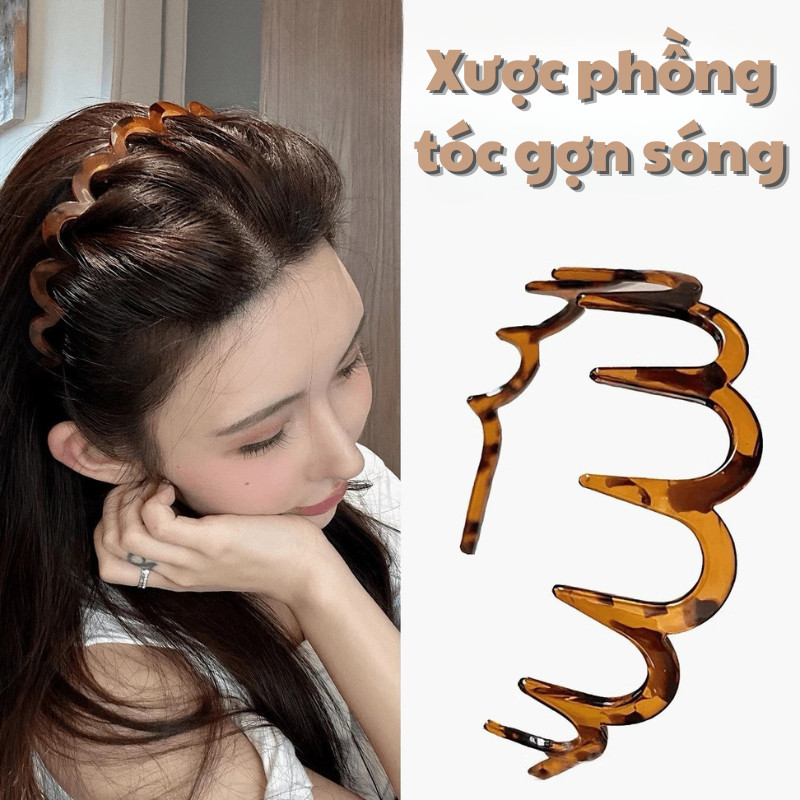 Xược Cài Tóc Nhựa Sóng – Phụ Kiện Làm Đẹp Hàn Quốc Cho Nữ