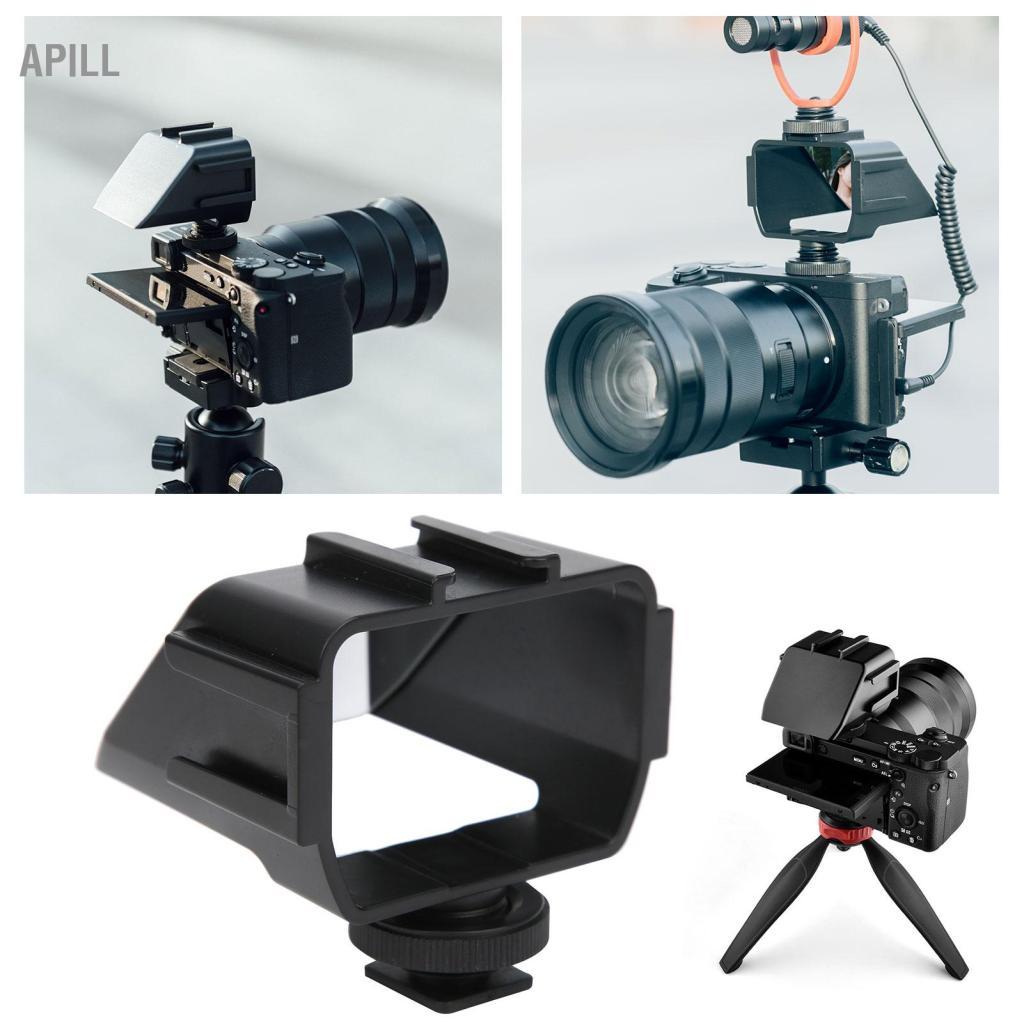 Apill Camera Selfie Màn Hình Lật Đa Năng Đế Giày Lạnh Cho Mic Đèn Vlog Làm Phim Máy Ảnh Không Gương Lật Video Chụp Ảnh