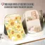 Hoa hướng dương đáy vàng Gương trang điểm gấp gọn khung nhựa dày dặn chống trầy