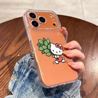 Lá Bưởi Katie Thích Hợp Cho Apple 17PROMAX Ốp Lưng Điện Thoại iPhone16 Sáng Tạo 15 Trong Suốt 13 Mềm 1226.3.23