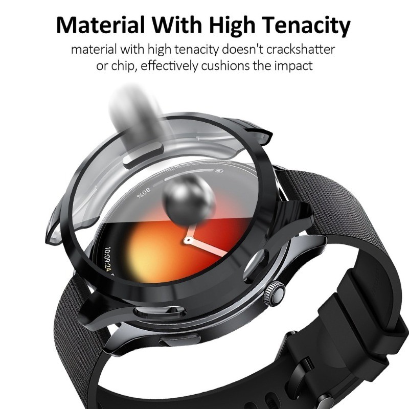 Đồng Hồ TPU Mạ Dành Cho Xiaomi Watch5 Vỏ Mềm + Phim Đồng Hồ Màn Hình Ốp Lưng Cho Xiaomi Watch 5 Tất Cả Xung Quanh Vỏ Bảo Vệ