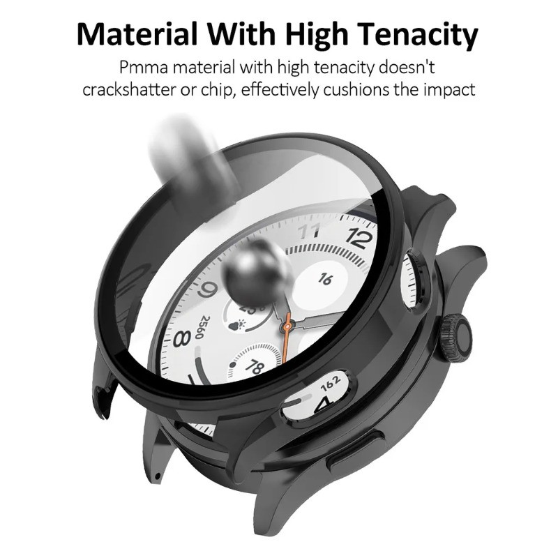 Ốp Đồng Hồ Cho Xiaomi Watch5 PC Case + Kính Cường Lực Bảo Vệ Màn Hình Cho Xiaomi Watch 5 Vỏ Cứng Ốp Lưng Khung