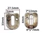 Cc 10 Đếm Bột căng dây chuyền đáng tin cậy Kim loại chứa 10 12 16 Máy điện kích thước