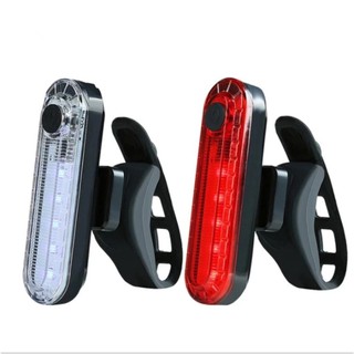 Đèn hậu xe đạp thể thao, Đèn Led dài cảnh báo chống nước, pin sạc USB 4 chế độ