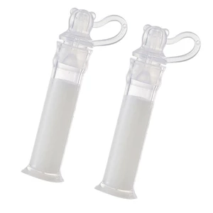 Yoo Pack gồm 2 ống hút sữa bằng silicon thực tế Máy hút sữa nhẹ nhàng trên da để duy trì cho mẹ bận rộn