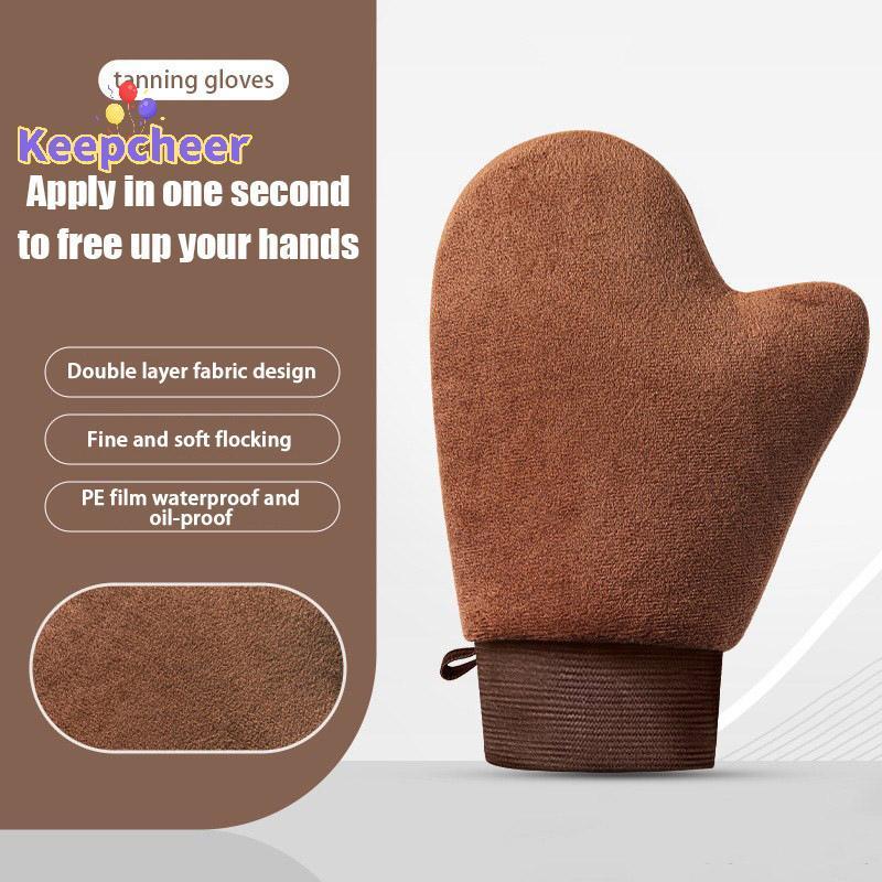 [Keepcheer] Dụng cụ bôi găng tay tự Tan có thể tái sử dụng Kem dưỡng da Mousse Body Tool Mới