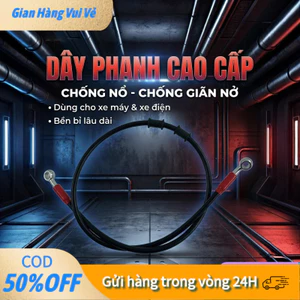 【48h】Dây dầu phanh inox đầu ép chắc chắn, hù hợp nhiều dòng xe, chịu áp lực tốt, an toàn khi vận hành tốc độ cao.