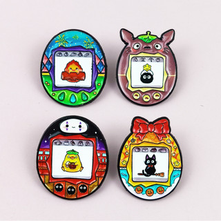 4 Cái / bộ Thú Cưng Dễ Thương Hình Quả Trứng Huy Hiệu Hoạt Hình Pokémon Phụ Kiện Trâm Cài