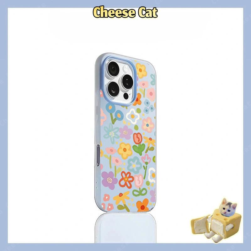Hoa Vỏ điện thoại dành cho iPhone 14 15 16 13 12 11 Pro Max Xs Max XR 17 Air Vỏ iPhone màu hồng