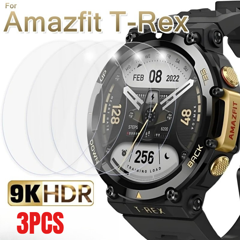 1-3 Chiếc Kính Cường Lực Cao Cấp Cho Amazfit T-Rex3 T-Rex3Pro T-Rex2 HD Trong Suốt Đồng Hồ Thông Minh Bảo Vệ Màn Hình Cho Amazfit T-Rex 3 2 Pro Phim Thủy Tinh Siêu Độ Cứng