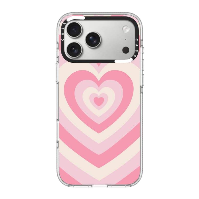 CASECASE X Vortex Love Phone Case HỒNG CAMERA RING EDITION Tác động Vỏ hút từ tính trong suốt cho iPhone 17 / 16 / 15 / 14 / 13 Pro Max Air với bao bì cao cấp