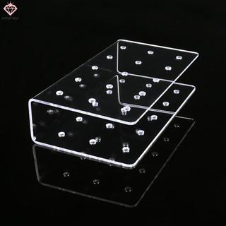Giá đỡ bánh Lollipop với 15 lỗ, làm từ acrylic trong suốt, phù hợp làm giá đỡ màn hình