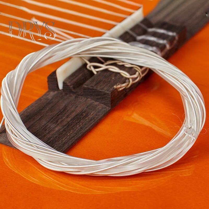 (TFT) Bộ 6 Dây Đàn Guitar Nylon Bạc Dây Dành Cho Đàn Guitar Cổ Điển MỚI