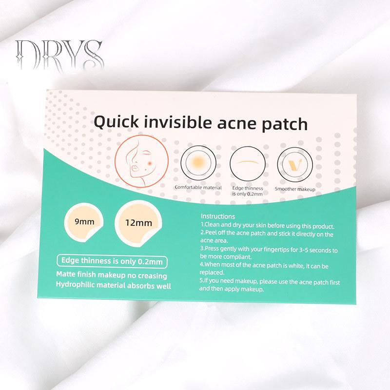 24/36 Miếng Hydrocolloid Chống Thấm Nước Hình Tròn Che Khuyết Điểm Điều Trị Mụn