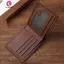 Springevenstar Vintage Ví Da PU Tối Giản Ví Nam Đổi Tiền Túi Đựng Thẻ Tín Dụng Người Quà Tặng Sinh Nhật Springevenstar