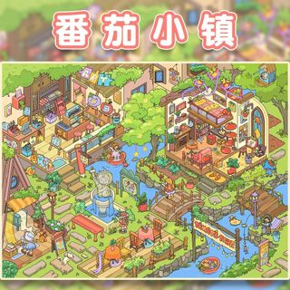 Xiaoye Sổ Tay 2.0 Series Cảnh Quan Dán 3D Ba Chiều Cabin Thu Nhỏ Cảnh Handmade diy Giải Nén Dán Đồ Chơi
