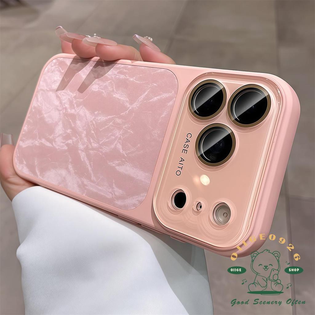 【 Ốp lưng iPhone17 】 Vỏ điện thoại từ tính họa tiết núi tuyết lỏng chống rơi iPhone17 Pro Max 16 15 14 cho vỏ iPhone Vỏ mềm silicon TPU chống sốc