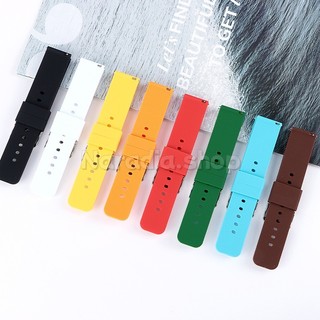 16-24mm Rosegold Pin Khóa Dây Đeo Đồng Hồ Silicon Chống Thấm Nước Cho Thể Thao Thay Thế Nam Nữ Dây Đeo Đồng Hồ Vòng Tay