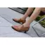 VNMZG34-39 Kích Thước Lớn Mũi Nhọn Hình Gót Chân Slip-On Sâu Miệng Đi Lại Da Đơn Bà Giày