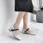 VNMZG34-39 Size Lớn Màu Sắc Phù Hợp Với Khắc Dây Đeo Khóa Phẳng Miệng Nông Mũi Tròn Thấp Gót Vuông Mary Jane Thanh Lịch Tất Cả Trận Đấu Giày