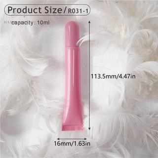 [hatheaven] 1 Chiếc Trống 10ml Bóp Ống Mềm Mẫu Chai Kem Mắt Son Bóng Dầu Son Bóng Hộp Đựng Mỹ Phẩm Paaging Đẹp