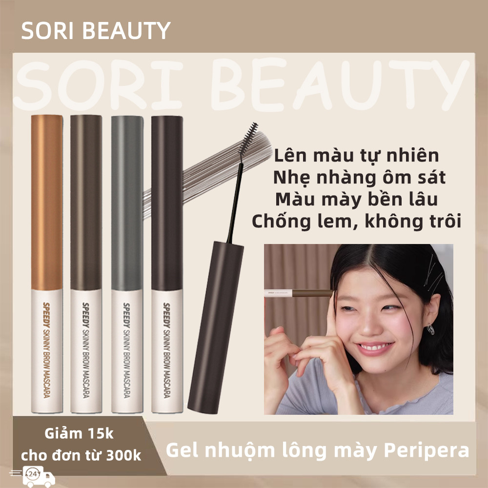 Peripera Tattoo Brow - Dễ Dàng Tạo Kiểu Lông Mày Tự Nhiên, Đẹp Dài Lâu
