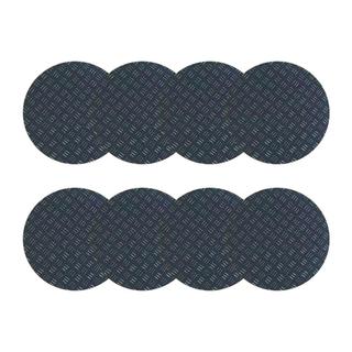 Noise Reduction Mat for Treadmill Treadmill Pad for Carpet Non-Slip Round 8 Piece Foam Padded Noise Reduction caeudeyvn