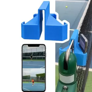 Lưới điện thoại gắn hàng rào hai mặt cho tennis và pickleball, tiện lợi ghi hình và phát trực tuyến